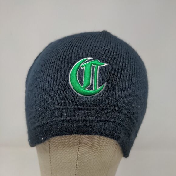 Pacific Headwear Men's Knit Beanie Hat Cap Black Emboidered C Logo - Picture 2 of 12